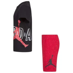 Air Jordan 2 Piece Short Set Infants in Red