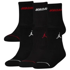 Air Jordan Legend Crew 6pk Sock Juniors in Black