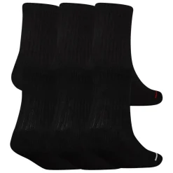 Air Jordan Legend Crew 6pk Sock Juniors in Black