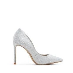 Aldo 2.0 Stiletto Heel High Pumps in Silver