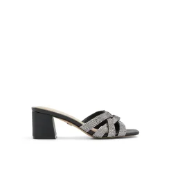 Aldo Curtsy Heel Sandals in Black