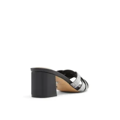 Aldo Curtsy Heel Sandals in Black