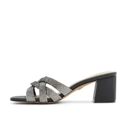 Aldo Curtsy Heel Sandals in Black
