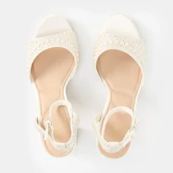 Aldo Heeled Sandals in White