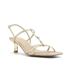 Aldo Josefina Toe Post Sandals in Gold