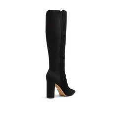 Aldo Knee High Block Heel Boots in Black