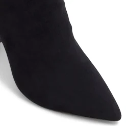 Aldo Knee High Block Heel Boots in Black