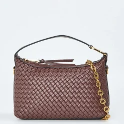 Aldo Ribbed Hobo Handbag with Detachable Strap in Neutral