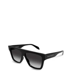 Alexander McQueen Flat Top Sunglasses in Black