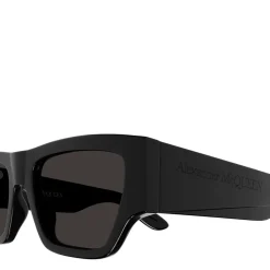 Alexander McQueen Logo Sunglasses in Black