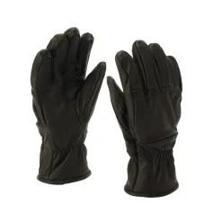 AllSaints Dd Logo Lthr Glv in Black