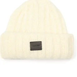 AllSaints Handknit Beanie in White
