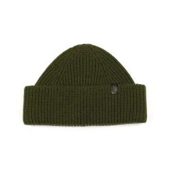 AllSaints Merino Beanie in Green