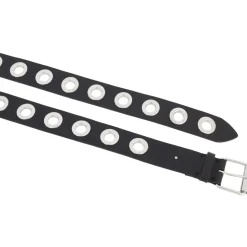 AllSaints 42mm Eyelet Belt in Black