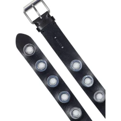 AllSaints 42mm Eyelet Belt in Black