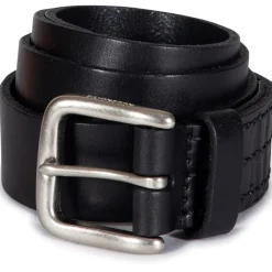 AllSaints 35mm Op Lg Belt in Black