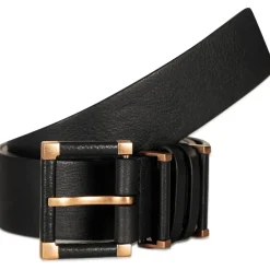 AllSaints 38mm Wpd B Belt in Black