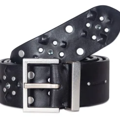 AllSaints 38studbelt in Black