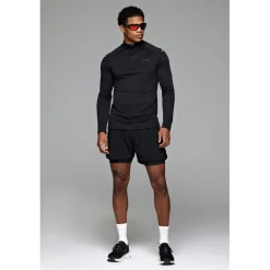 ALTRYN Mens Pike Tech Quarter Zip Top in Black