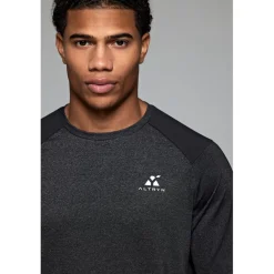 ALTRYN Rydal Training Space Dye T-Shirt in Grey