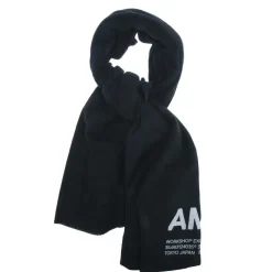 Ambush Printed Logo Scarf in Black-White