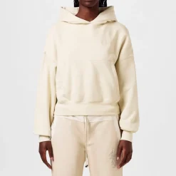 Amiri Embrdrd Hoodyie in Cream