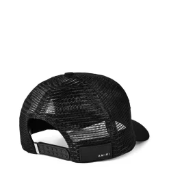 Amiri Logo Trucker Cap in Black