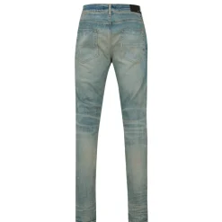 Amiri Mx 1 Distressed Jeans in Blue