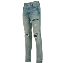 Amiri Mx 1 Distressed Jeans in Blue