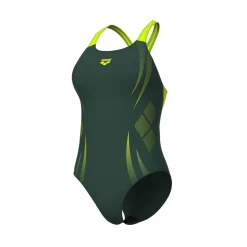 Arena Poseidnia Graphic Print Swimsuit in Green