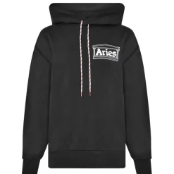 Aries Temple Hoodie in Black