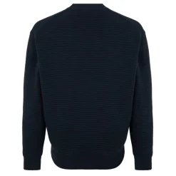 Armani Exchange Crew Neck Regular Fit Pullover in Blue