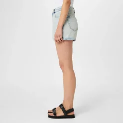 Armani Exchange Denim Mom Shorts in Blue