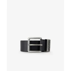 Armani Exchange Exchange Mens Inner Logo Belt in Brown