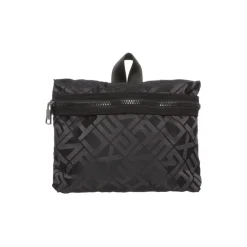 Armani Exchange Exchange All Over Logo Backpack in Black