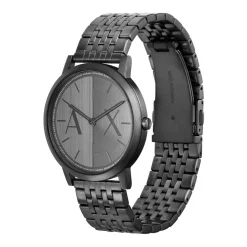 Armani Exchange Exchange Two Hand Stainless Steel Watch in Black