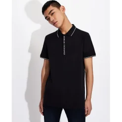 Armani Exchange Exchange Polo in Black