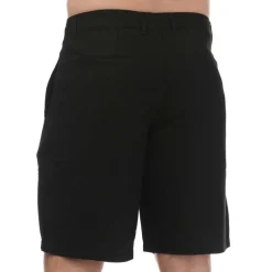 Armani Exchange Mens Linen Rayon Twill Shorts in Black