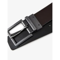 Armani Exchange Metal Tab Belt in Multi