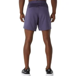 Asics Mens Match 7in Tennis Shorts in Purple