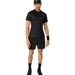 Asics Mens Match Night Energy T-Shirt in Black