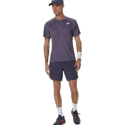 Asics Mens Match Polo T-Shirt in Purple