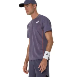 Asics Mens Match Polo T-Shirt in Purple