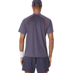 Asics Mens Match Polo T-Shirt in Purple