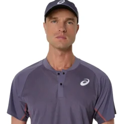 Asics Mens Match Polo T-Shirt in Purple