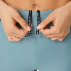 Asics Nagino Skinny Fit Running Athletic Pants in Green