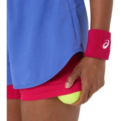 Asics Womens Match Shorts in Blue