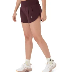 Asics Womens Road 3.5in Short Running in Purple