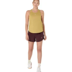 Asics Womens Road 3.5in Short Running in Purple