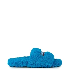 Balenciaga Bal Fur Slides in Multi